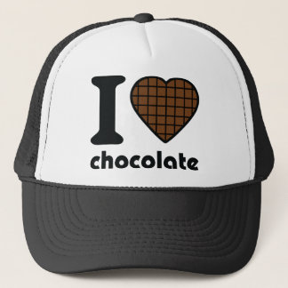 Casquette J'adore l'icône chocolat