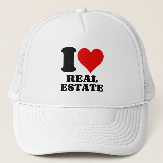 CASQUETTE J'ADORE L'IMMOBILIER (Devant)