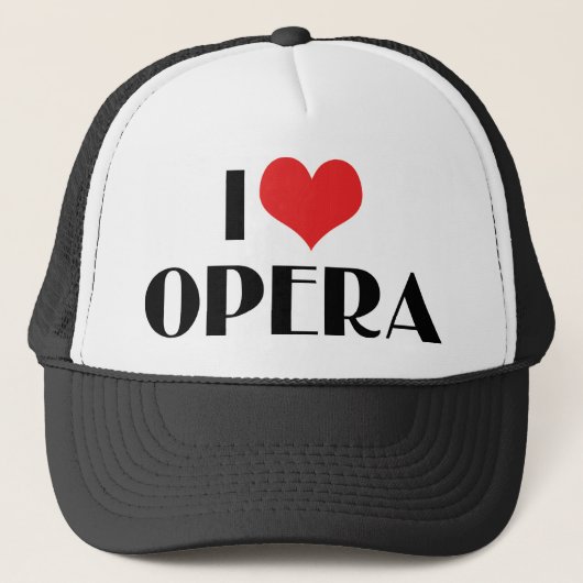 Casquette J'adore l'opéra (Devant)