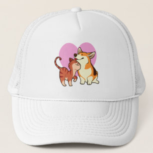 Casquette J'adore mon animal de compagnie   Chat et Amoureux