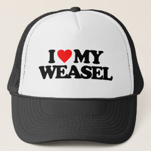 CASQUETTE J'ADORE MON WEASEL