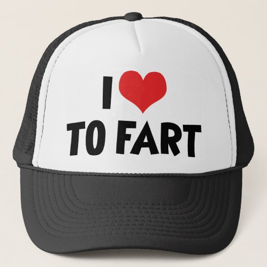 Casquette J'adore péter du cœur (Devant)