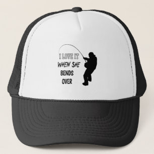 Casquette J'adore quand elle se penche sur le graphique de l