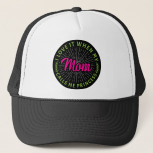 Casquette J'adore quand ma mère m'appelle Princesse-95105