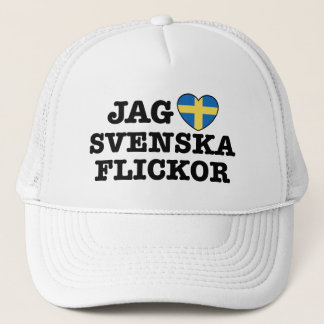 Casquette Jag Svenska Flickor