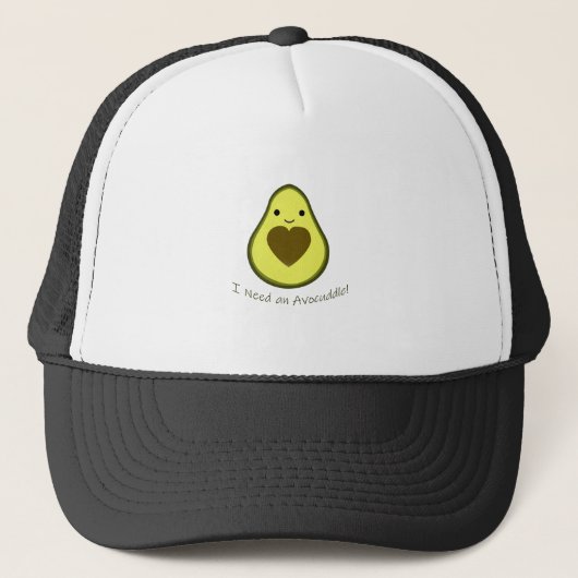 Casquette J'ai besoin d'un avocat mignon d'Avocuddle Kawaii (Devant)