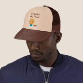 Casquette J'Ai Chiffré Mon Pantalon Chocolat Chip Cookie (En situation)