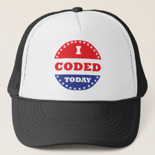 Casquette J'ai codé aujourd'hui