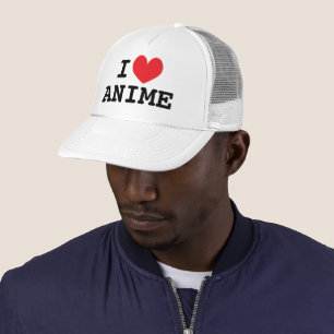 Casquette J'ai coeur anime Trucker Hat pour les amateurs de