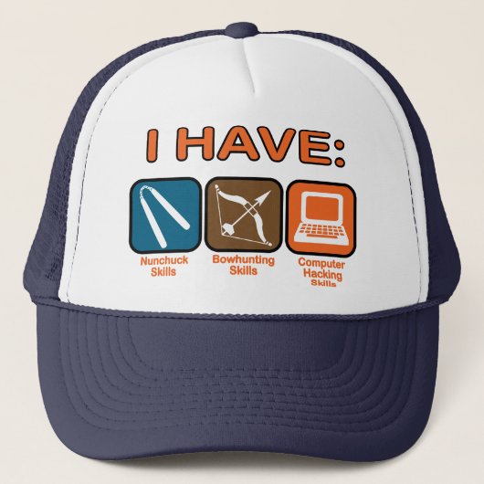 Casquette J'ai des qualifications Napoleon Dynamite (Devant)