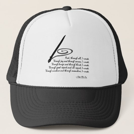 Casquette J'Ai Écrit (Devant)