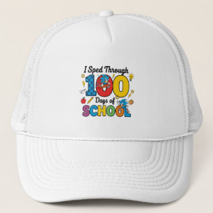 Casquette J'ai filé à travers 100 jours d'école Gamer garçon