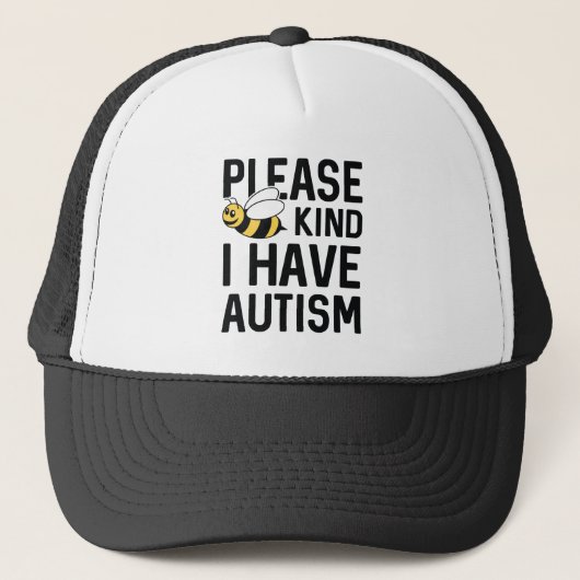 Casquette J'ai l'autisme (Devant)