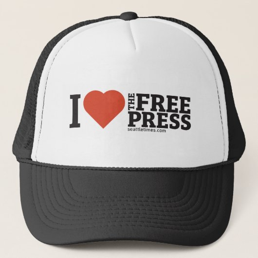 Casquette J'ai le chapeau du camionneur de presse libre (Devant)