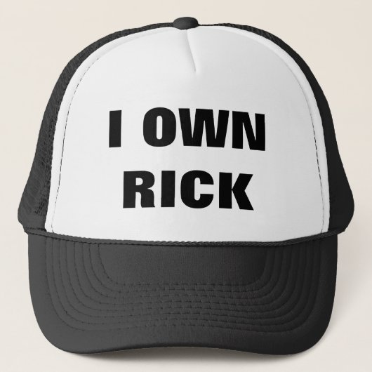 CASQUETTE J'AI PROPRE RICK (Devant)