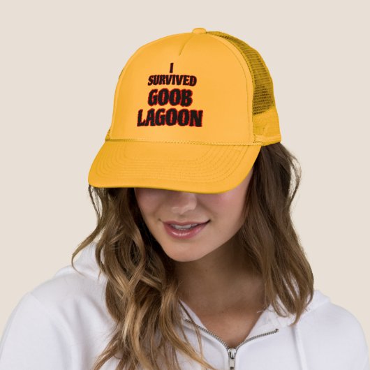 Casquette J'ai survécu à Goob Lagoon (En situation)