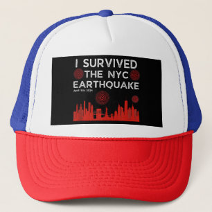Casquette J'ai survécu au tremblement de terre de NYC le 5 a
