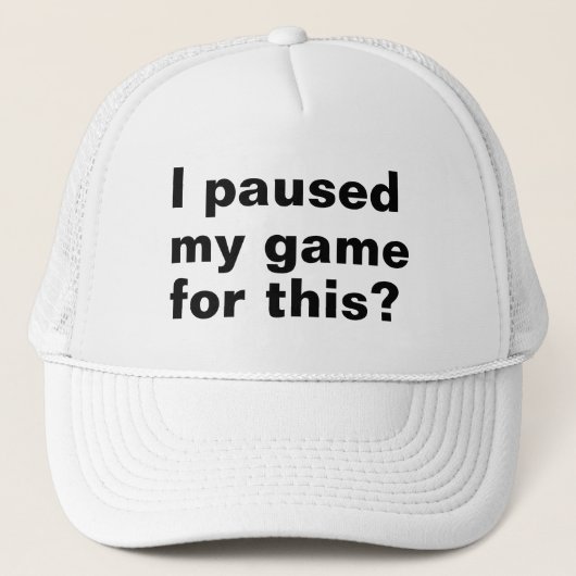 Casquette J'ai suspendu mon jeu pour ça ? amusant joueur de  (Devant)