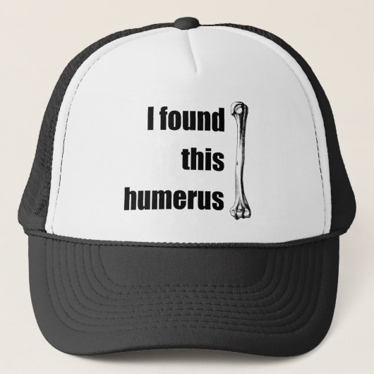 Casquette J'ai trouvé cet humérus (Devant)
