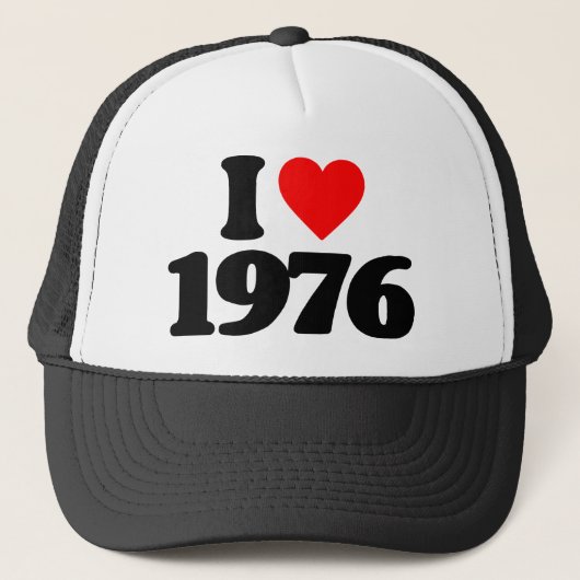 CASQUETTE J'AIME 1976 (Devant)