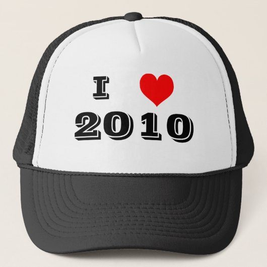Casquette j'aime 2010 (Devant)