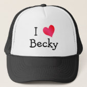 Casquette J'Aime Becky (Devant)