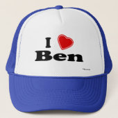 Casquette J'aime Ben (Devant)