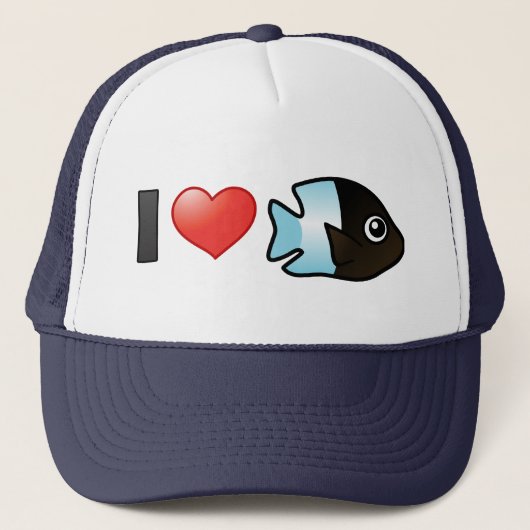 Casquette J'Aime Bicolor Damselfish (Devant)
