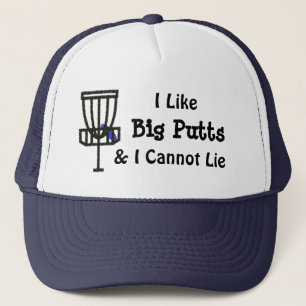 Casquette J'aime Big Putts et je ne peux pas mentir Disc Gol