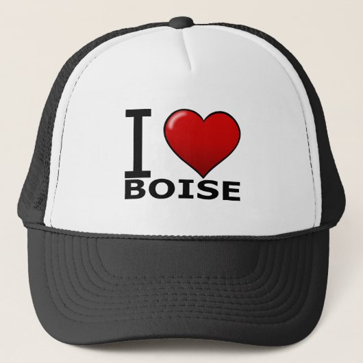 CASQUETTE J'AIME BOISE, IDENTIFICATION - IDAHO (Devant)