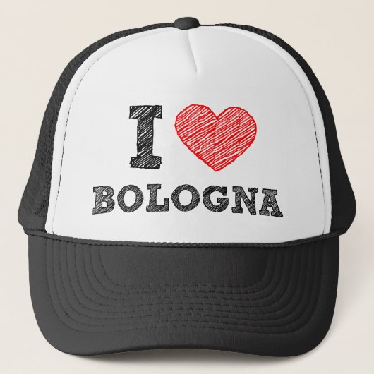 Casquette J'aime Bologna (Devant)