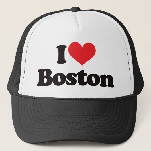 Casquette J'aime Boston (Devant)