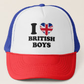 Casquette J'aime British Boys (Devant)