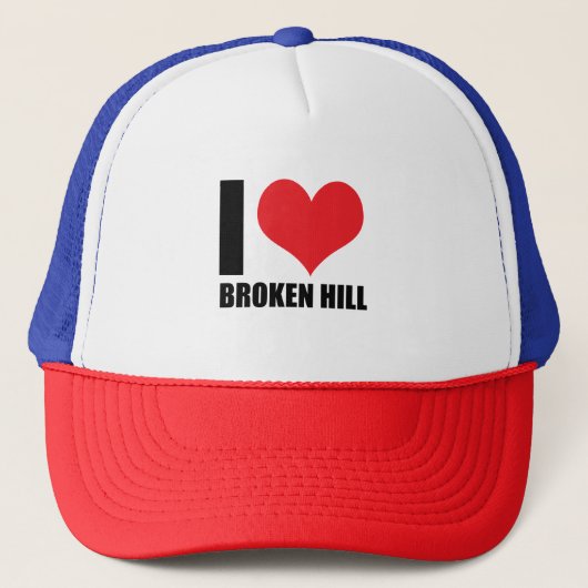 Casquette J'aime Broken Hill (Devant)