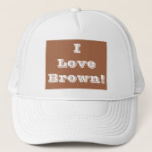 Casquette J'aime Brown (Devant)