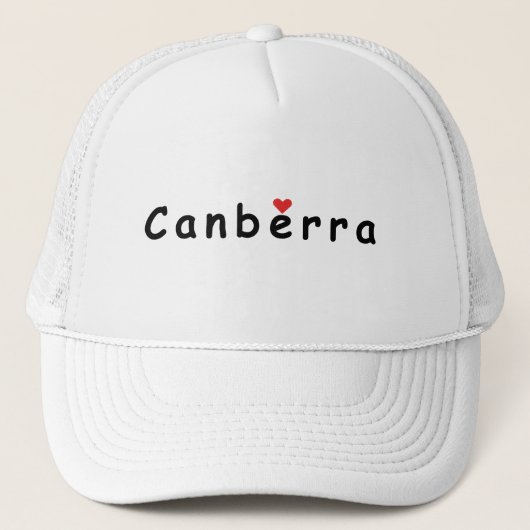 Casquette J'aime Canberra (Devant)