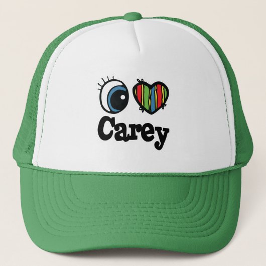 Casquette J'aime Carey (Devant)