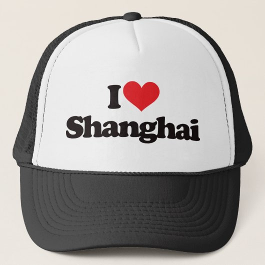 Casquette J'aime Changhaï (Devant)