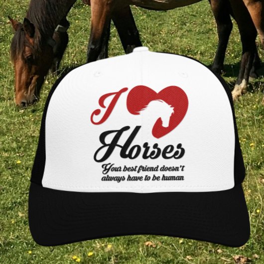 Casquette J'aime / Chevaux du coeur