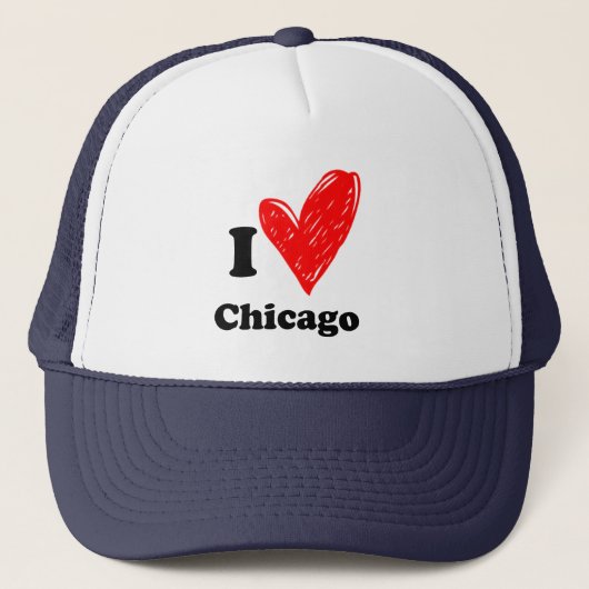 Casquette J'aime Chicago (Devant)