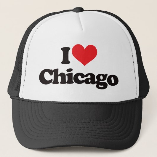 Casquette J'aime Chicago (Devant)