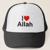 Casquette J'aime (coeur) Allah (Devant)