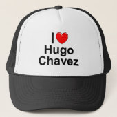Casquette J'aime (coeur) Hugo Chavez (Devant)