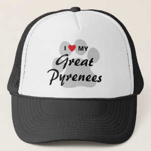 Casquette J'aime (coeur) mes Grands Pyrénées