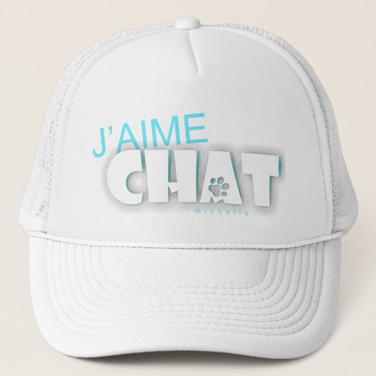 Casquette J'aime conversation Trucker Hat (Devant)