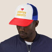 Casquette j'aime Corpus Christi, Texas (En situation)