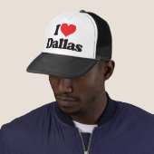 Casquette J'aime Dallas (En situation)