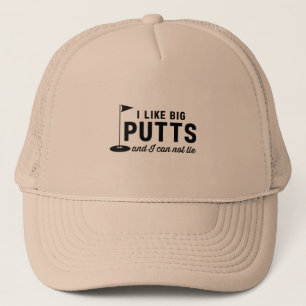 Casquette J'aime de grands putts et je ne peux pas me
