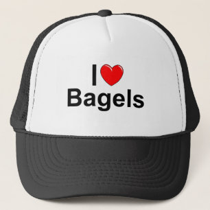 Casquette J'aime des bagels (de coeur)