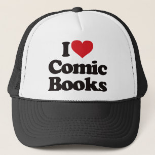 Casquette J'aime des bandes dessinées